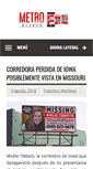 Mobile Screenshot of metrodiario.com